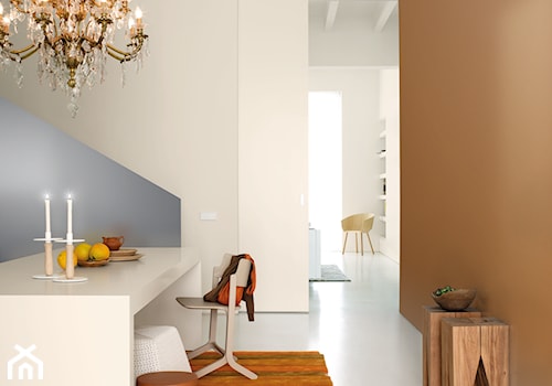 Pokoje dzienne - Średnia brązowa szara jadalnia jako osobne pomieszczenie, styl nowoczesny - zdjęcie od Dulux