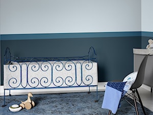 Wiosenne metamorfozy - Średni niebieski pokój dziecka dla niemowlaka dla chłopca dla dziewczynki - zdjęcie od Dulux