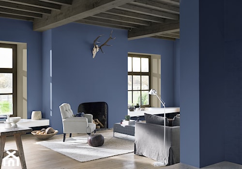 Intensywne kolory we wnętrzu - Salon, styl minimalistyczny - zdjęcie od Dulux