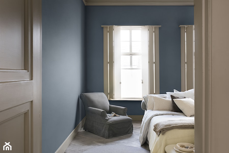 Kolor Roku 2017 - Mała niebieska sypialnia - zdjęcie od Dulux