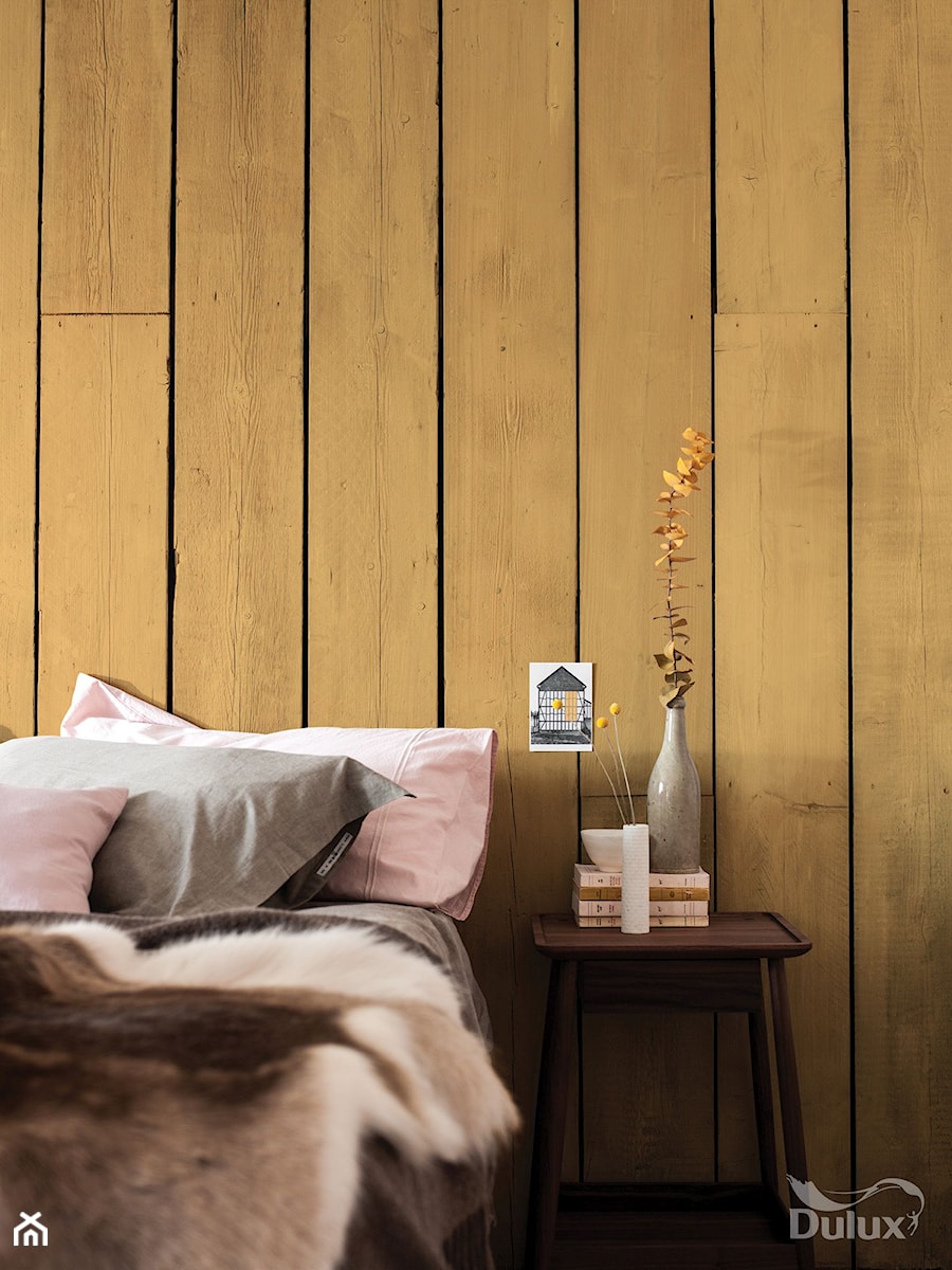 Szarości i skandynawia - Mała sypialnia, styl rustykalny - zdjęcie od Dulux