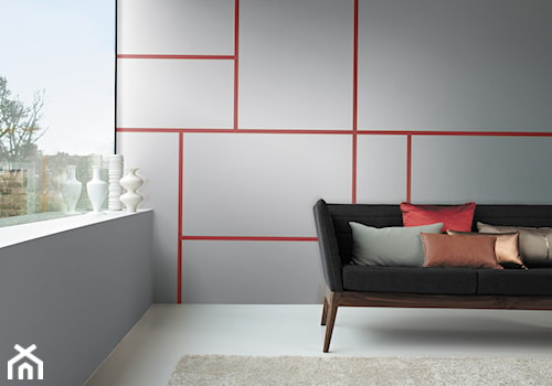 Pokoje dzienne - Średni szary salon, styl minimalistyczny - zdjęcie od Dulux