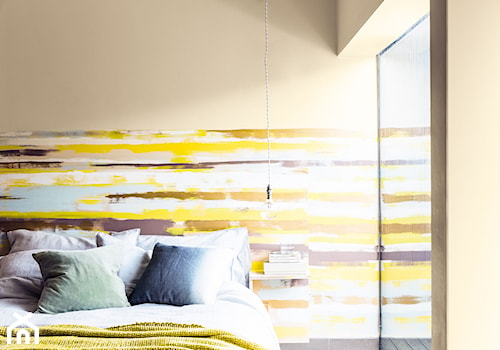 Blurred Horizontal Stripe - Sypialnia, styl minimalistyczny - zdjęcie od Dulux