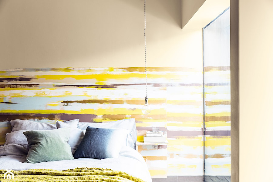 Blurred Horizontal Stripe - Sypialnia, styl minimalistyczny - zdjęcie od Dulux