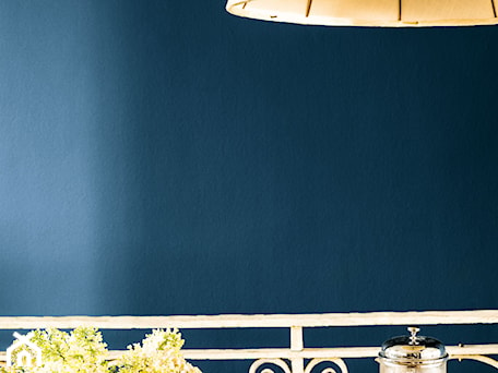Aranżacje wnętrz - Jadalnia: Ona+On - Mała niebieska jadalnia jako osobne pomieszczenie, styl minimalistyczny - Dulux. Przeglądaj, dodawaj i zapisuj najlepsze zdjęcia, pomysły i inspiracje designerskie. W bazie mamy już prawie milion fotografii!
