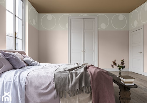 Kolor Roku 2019 - Duża różowa sypialnia, styl nowoczesny - zdjęcie od Dulux