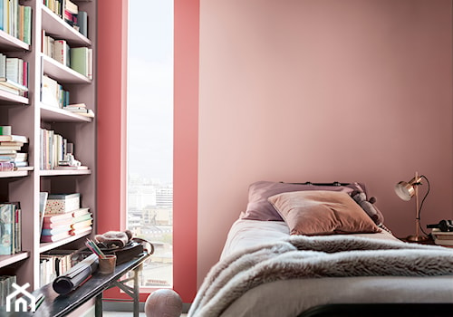 Paleta kolorów roku - Mały czerwony różowy pokój dziecka dla nastolatka dla dziewczynki, styl nowoczesny - zdjęcie od Dulux