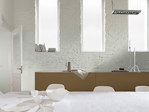Kolor Roku 2019 - Średnia biała jadalnia w kuchni, styl minimalistyczny - zdjęcie od Dulux