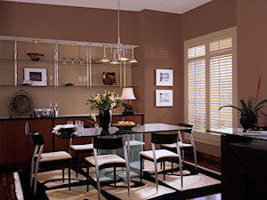 Kuchnie i jadalnie - Średnia brązowa jadalnia jako osobne pomieszczenie - zdjęcie od Dulux