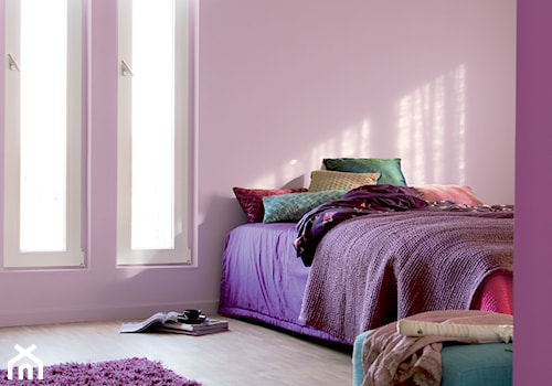 Dulux EasyCare - Średni różowy pokój dziecka dla nastolatka dla dziewczynki, styl minimalistyczny - zdjęcie od Dulux