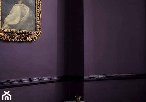 Intensywne kolory we wnętrzu - Fioletowy hol / przedpokój, styl tradycyjny - zdjęcie od Dulux