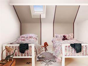 Paleta kolorów roku - Mały biały szary pokój dziecka dla dziecka dla nastolatka dla dziewczynki, styl minimalistyczny - zdjęcie od Dulux