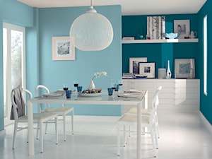 Pokoje dzienne - Średnia niebieska jadalnia jako osobne pomieszczenie - zdjęcie od Dulux
