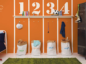 Dulux EasyCare - Średni biały pomarańczowy pokój dziecka dla dziecka dla nastolatka dla chłopca dla dziewczynki - zdjęcie od Dulux