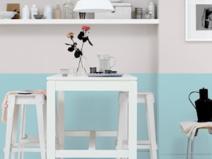 Kuchnie i jadalnie - Mała niebieska szara jadalnia jako osobne pomieszczenie, styl skandynawski - zdjęcie od Dulux