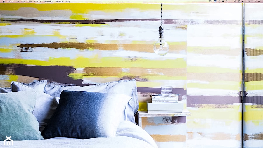 Blurred Horizontal Stripe - Sypialnia - zdjęcie od Dulux