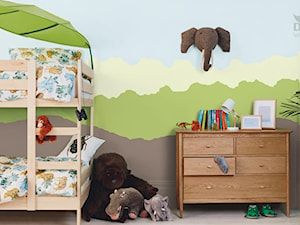 Dulux EasyCare - Średni beżowy szary niebieski zielony pokój dziecka dla dziecka dla chłopca dla dziewczynki dla rodzeństwa - zdjęcie od Dulux