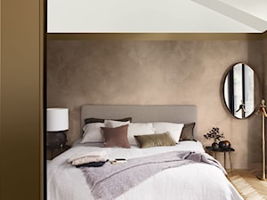 Nowości 2019 - Mała biała szara sypialnia na poddaszu, styl nowoczesny - zdjęcie od Dulux