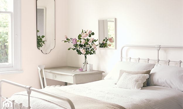 romantyczna sypialnia w klasycznym stylu