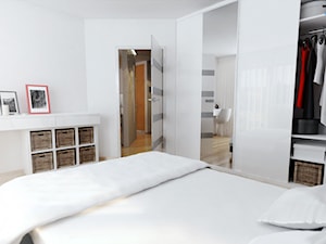 Mieszkanie typu studio w CHorzowie - Sypialnia, styl skandynawski - zdjęcie od RESE Architekci Studio Projektowe