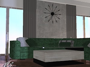 Dom jednorodzinny - Salon, styl minimalistyczny - zdjęcie od ws.studio