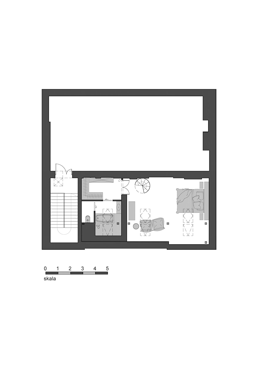 Adaptacja poddasza w kamienicy przy ul. Narbutta w Warszawie - Domy, styl tradycyjny - zdjęcie od HalabisArchitektura