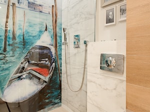 Wnętrza z Wenecją - Bez okna łazienka, styl skandynawski - zdjęcie od ARCHITETTO