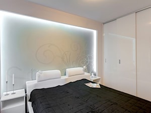 Mieszkanie z nutą Skandynawską - Średnia biała sypialnia, styl skandynawski - zdjęcie od ARCHITETTO