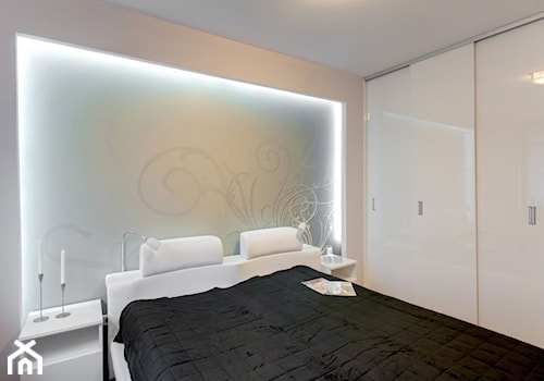 Mieszkanie z nutą Skandynawską - Średnia biała sypialnia, styl skandynawski - zdjęcie od ARCHITETTO
