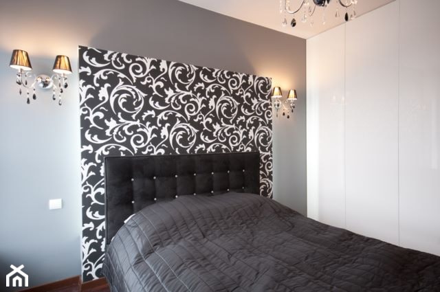 Czarno biało - Sypialnia, styl nowoczesny - zdjęcie od ARCHITETTO