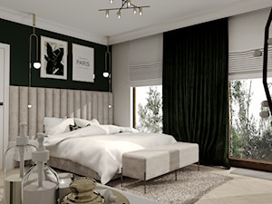 Sypialnia w zieleni - Sypialnia, styl nowoczesny - zdjęcie od ARCHITETTO