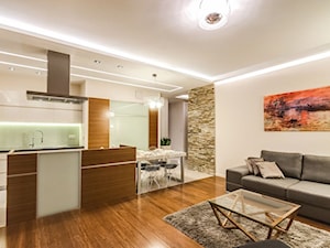 Apartament z morzem w tłe - Kuchnia, styl nowoczesny - zdjęcie od ARCHITETTO