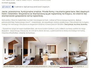 Mieszkanie z nutą Skandynawską - Kuchnia, styl skandynawski - zdjęcie od ARCHITETTO