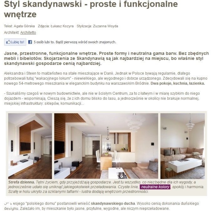 Mieszkanie z nutą Skandynawską - Kuchnia, styl skandynawski - zdjęcie od ARCHITETTO