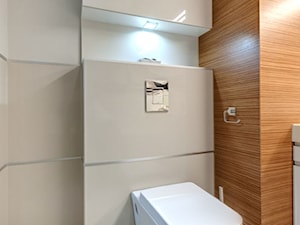 Apartament z morzem w tłe - Mała bez okna łazienka, styl nowoczesny - zdjęcie od ARCHITETTO
