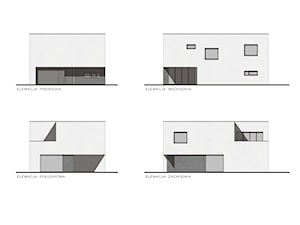 dom w żorach - Nowoczesne domy, styl nowoczesny - zdjęcie od Bernacki Biuro Architektoniczne