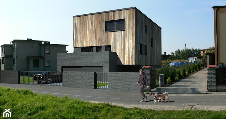 dom w Rybniku - Nowoczesne domy, styl nowoczesny - zdjęcie od Bernacki Biuro Architektoniczne