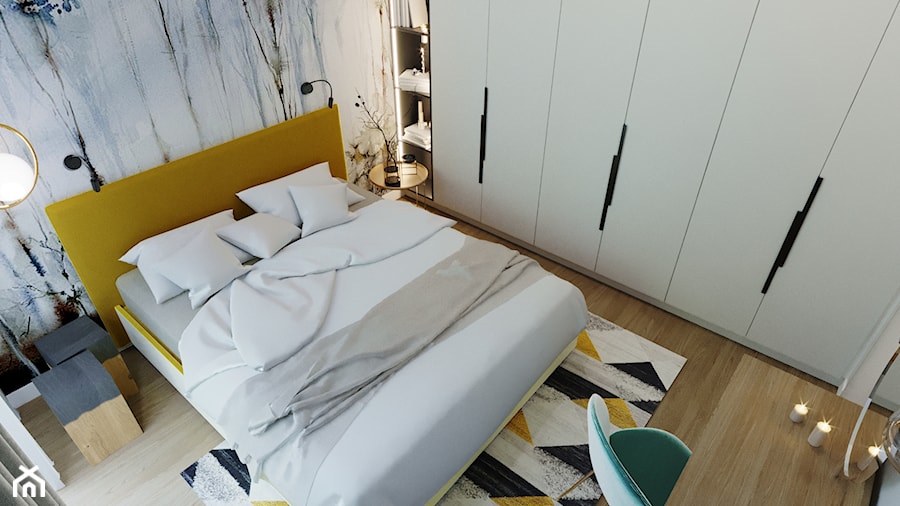 Sypialnia - Średnia biała sypialnia, styl tradycyjny - zdjęcie od Nasciturus design