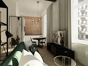 Mikro apartament - Salon, styl tradycyjny - zdjęcie od Nasciturus design
