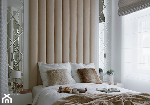 Paryski Szyk - Średnia biała sypialnia, styl tradycyjny - zdjęcie od Nasciturus design