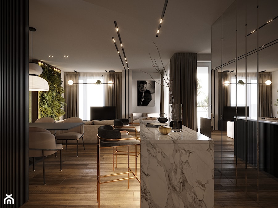 Apartament Majorka - Kuchnia, styl nowoczesny - zdjęcie od Nasciturus design