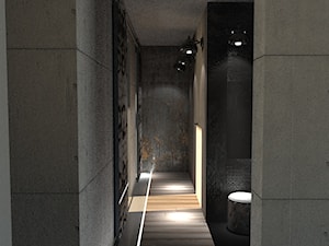 Dom w stylu industrailnym - wizualizacje - Hol / przedpokój, styl industrialny - zdjęcie od Nasciturus design