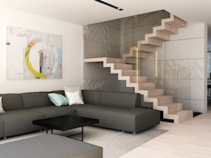 Dom w Zielonce - Schody, styl nowoczesny - zdjęcie od Nasciturus design
