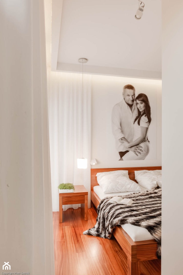 Apartament Cietrzewia - Sypialnia, styl nowoczesny - zdjęcie od Nasciturus design