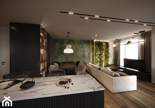 Apartament Majorka - Salon, styl nowoczesny - zdjęcie od Nasciturus design