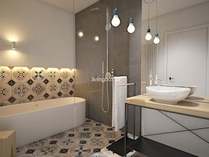 Apartament w Oslo - Łazienka, styl nowoczesny - zdjęcie od Nasciturus design