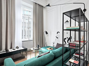 Mikro apartament - Salon, styl tradycyjny - zdjęcie od Nasciturus design