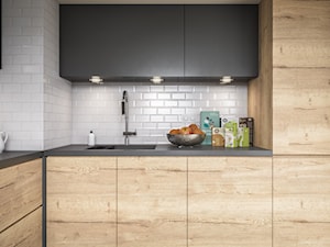 Mieszkanie - kompleksowo - Kuchnia, styl nowoczesny - zdjęcie od wizjaprzestrzeni.pl