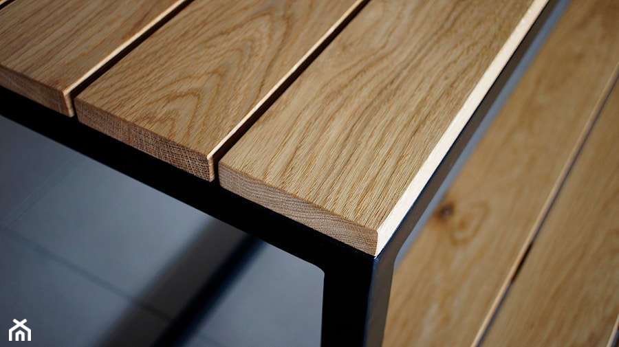 Stół + ławka "Garden Loft" - zdjęcie od Projekt Drewno