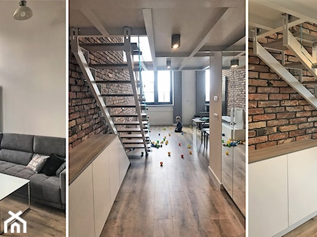 Aranżacje wnętrz - Hol / Przedpokój: loft - Żyrardów - WE LOFT DESIGN . Przeglądaj, dodawaj i zapisuj najlepsze zdjęcia, pomysły i inspiracje designerskie. W bazie mamy już prawie milion fotografii!